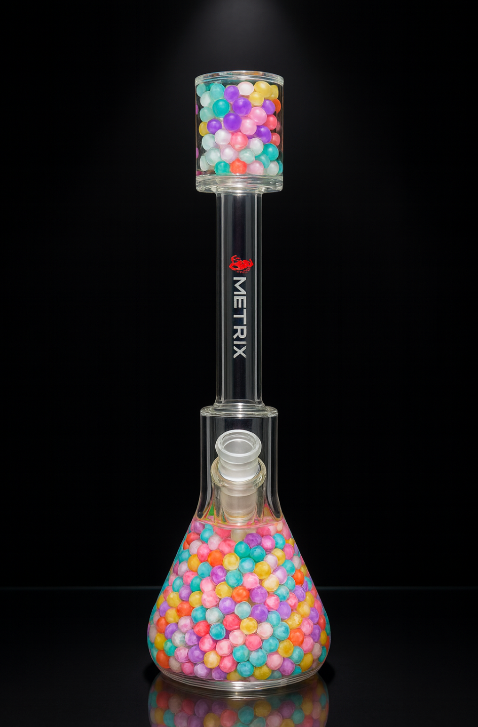 Metrix Rainbow Orbeez Beaker Bong