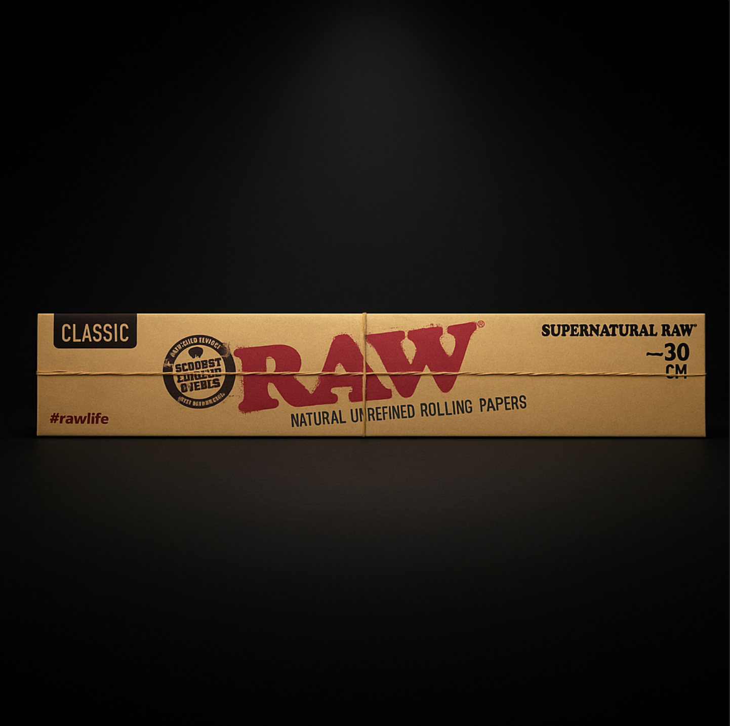 RAW Classic Supernatural / RAW Classic 30 cm Supernatural Rolling Paper (Also known as RAW Classic 12" / RAW Classic Extra Long)