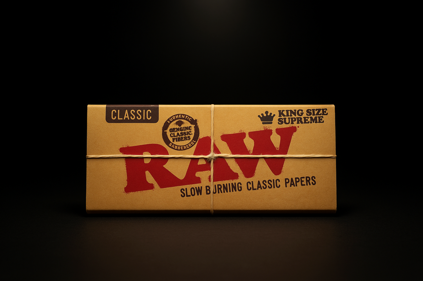 RAW Classic King Size Supreme Unbleached Rolling Papers