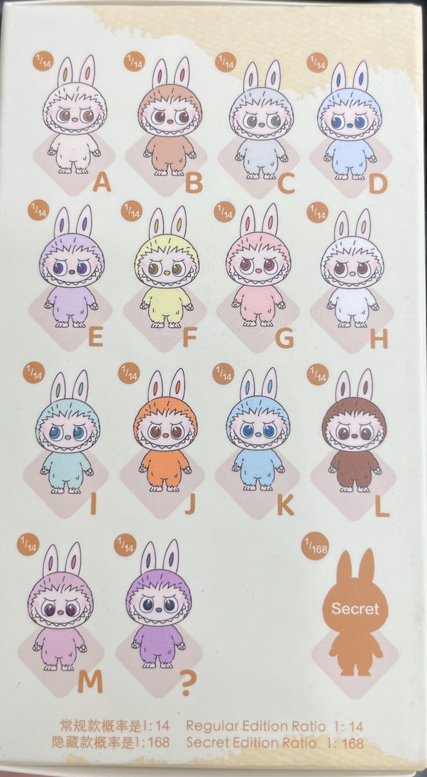 Labubu Pin for Love – The Monsters Vinyl Plush Pendant Blind Box