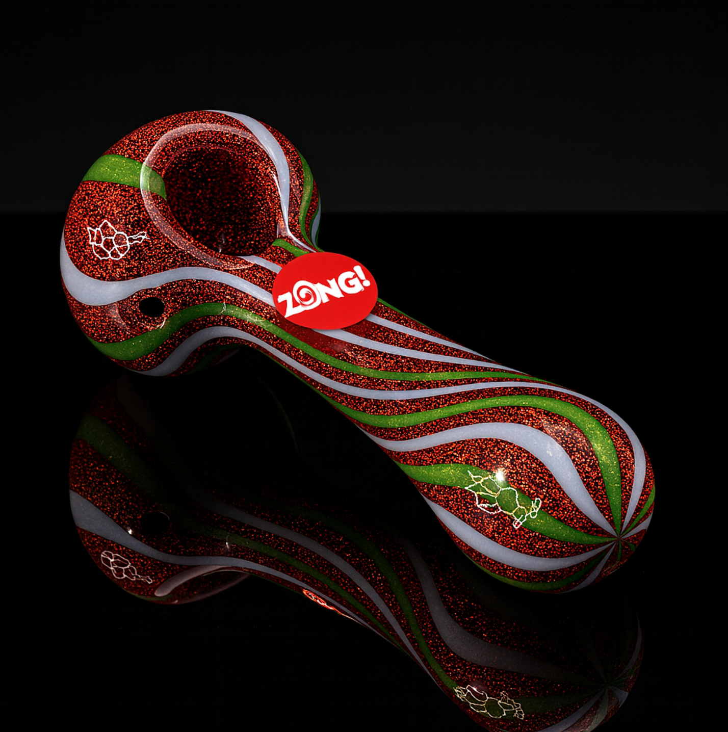 Zong! Thick Heavy Glass Spoon Smoking Pipe
