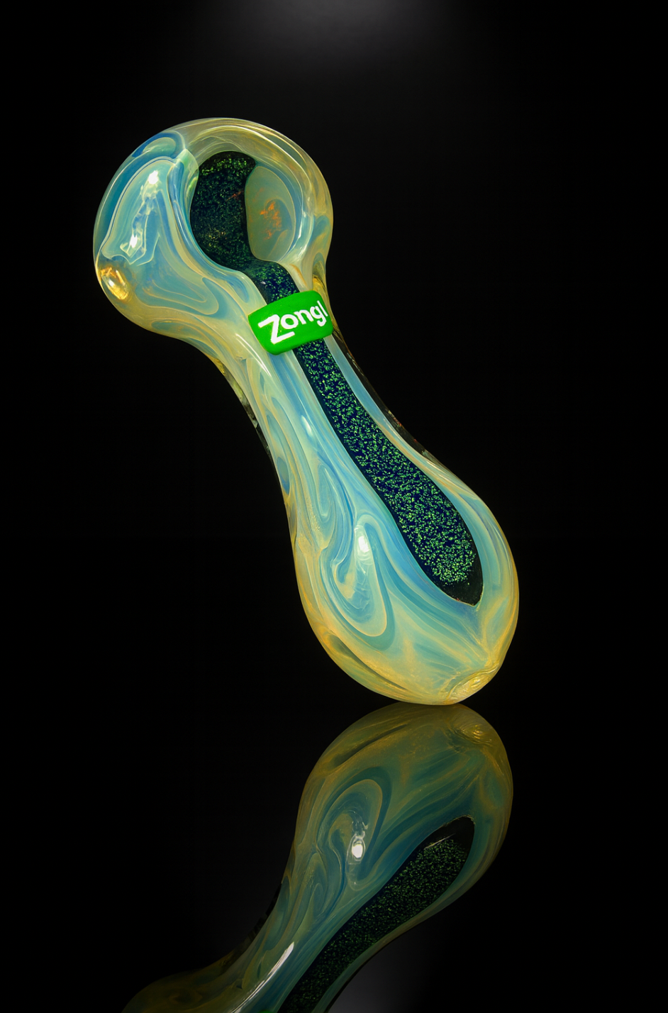 Zong! Thick Heavy Glass Spoon Smoking Pipe
