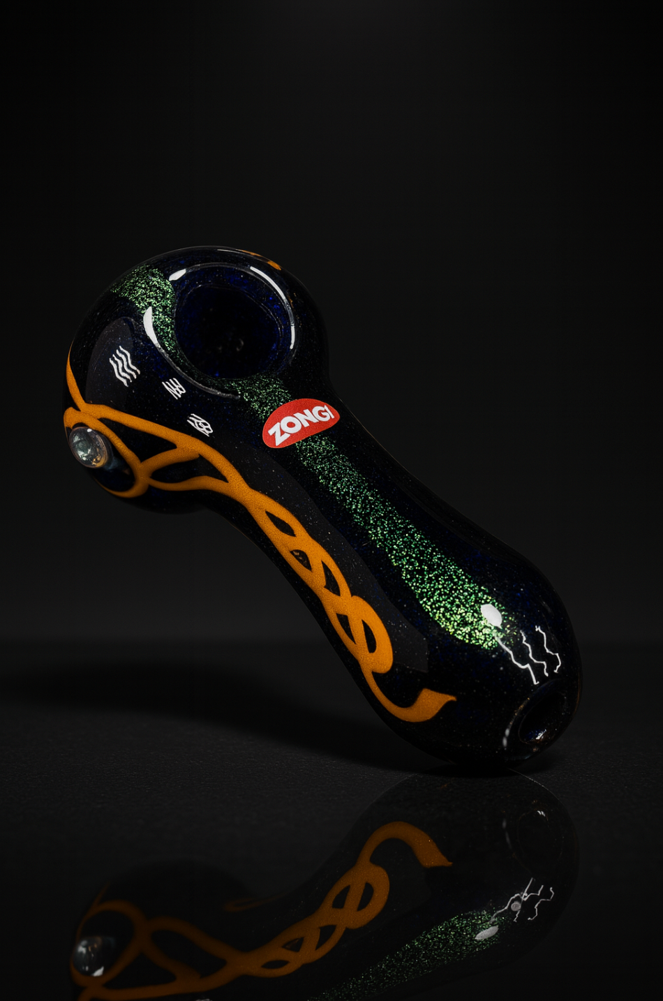 Zong! Thick Heavy Glass Spoon Smoking Pipe