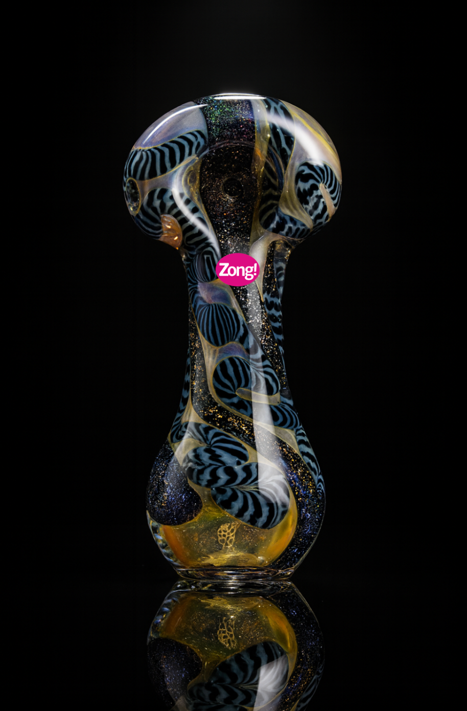 Zong! Thick Heavy Glass Spoon Smoking Pipe