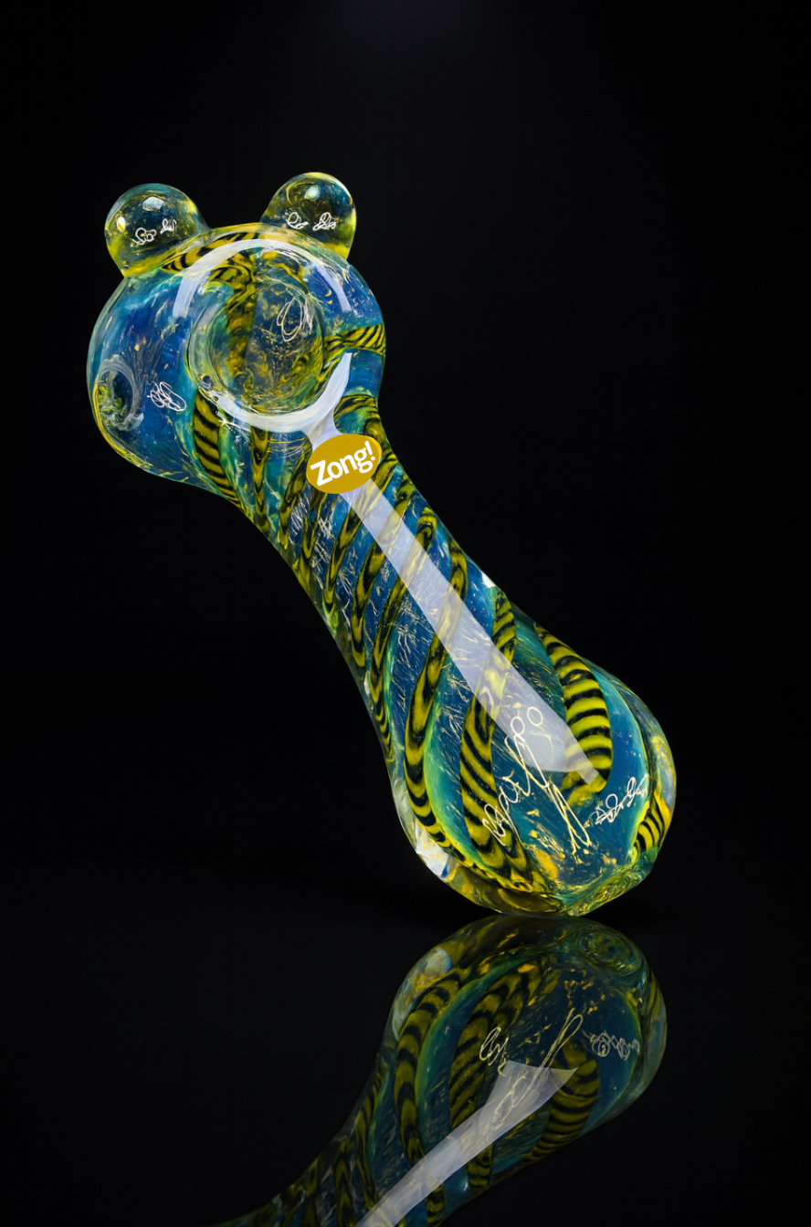 Zong! Thick Heavy Glass Spoon Smoking Pipe