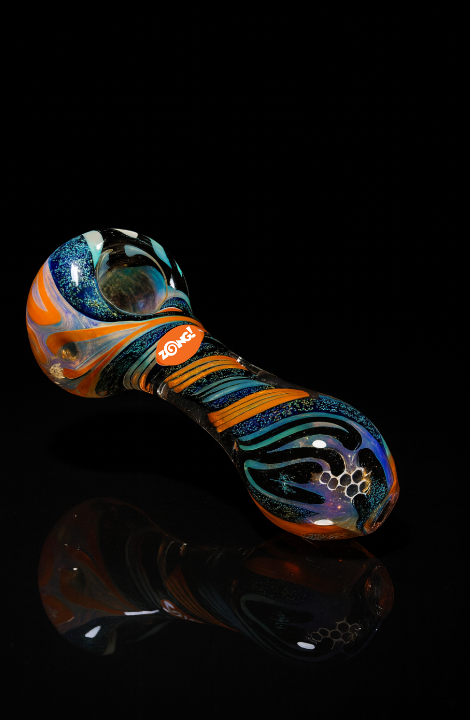 Zong! Thick Heavy Glass Spoon Smoking Pipe