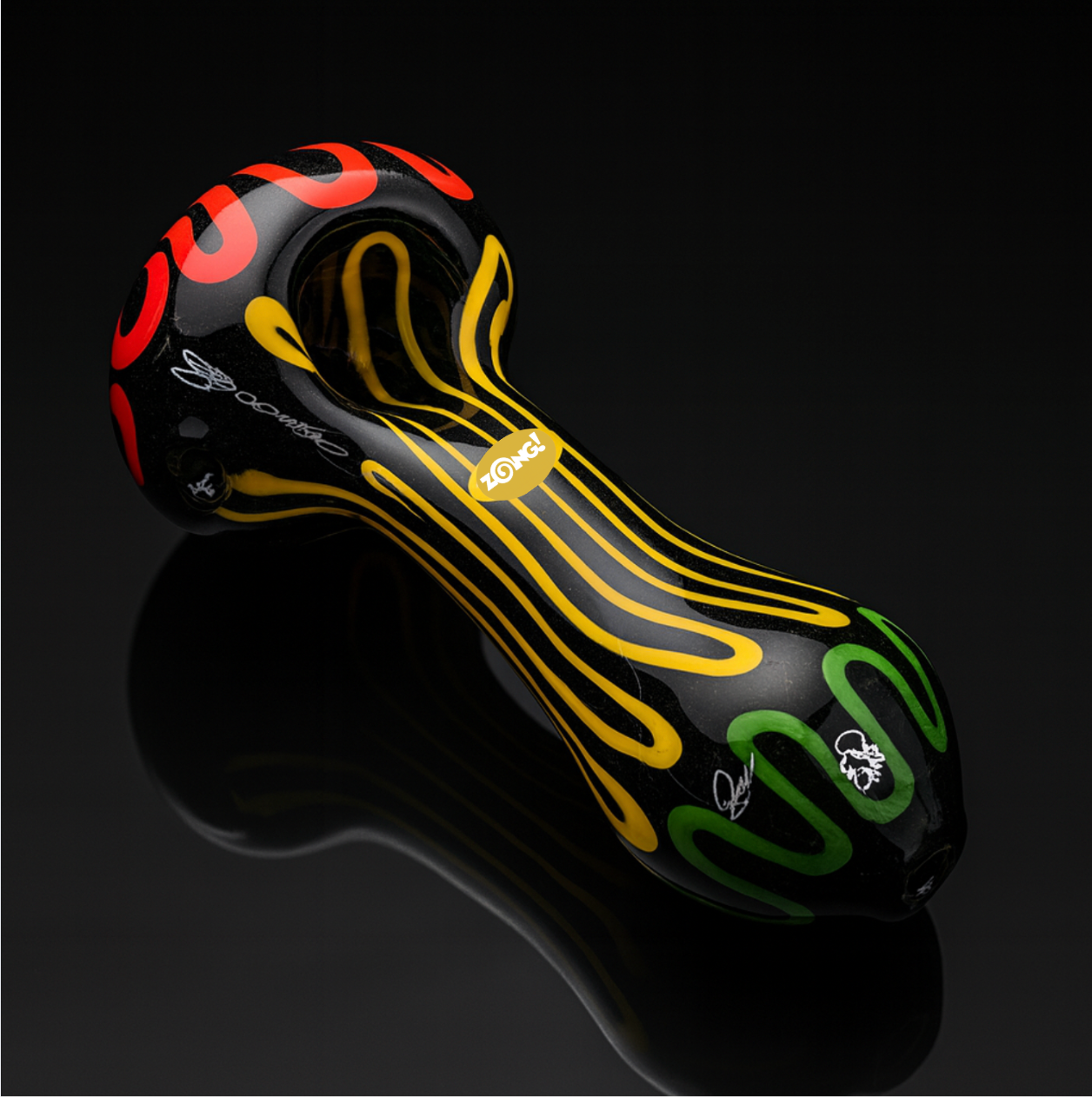 Zong! Thick Heavy Glass Spoon Smoking Pipe