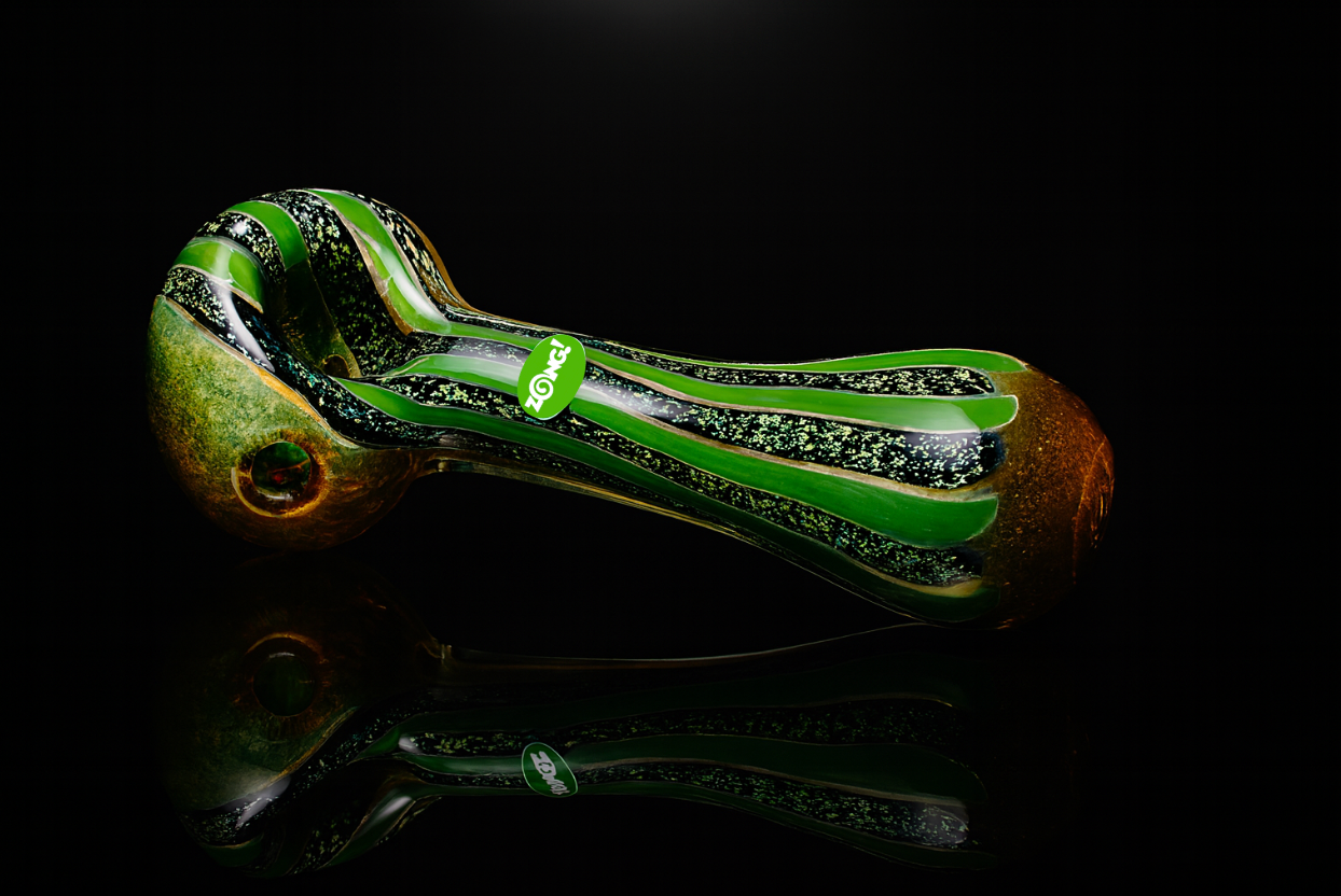 Zong! Thick Heavy Glass Spoon Smoking Pipe