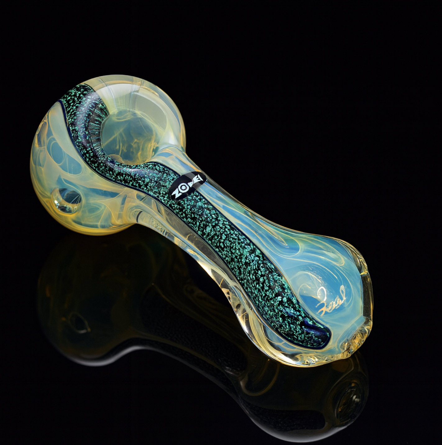 Zong! Thick Heavy Glass Spoon Smoking Pipe