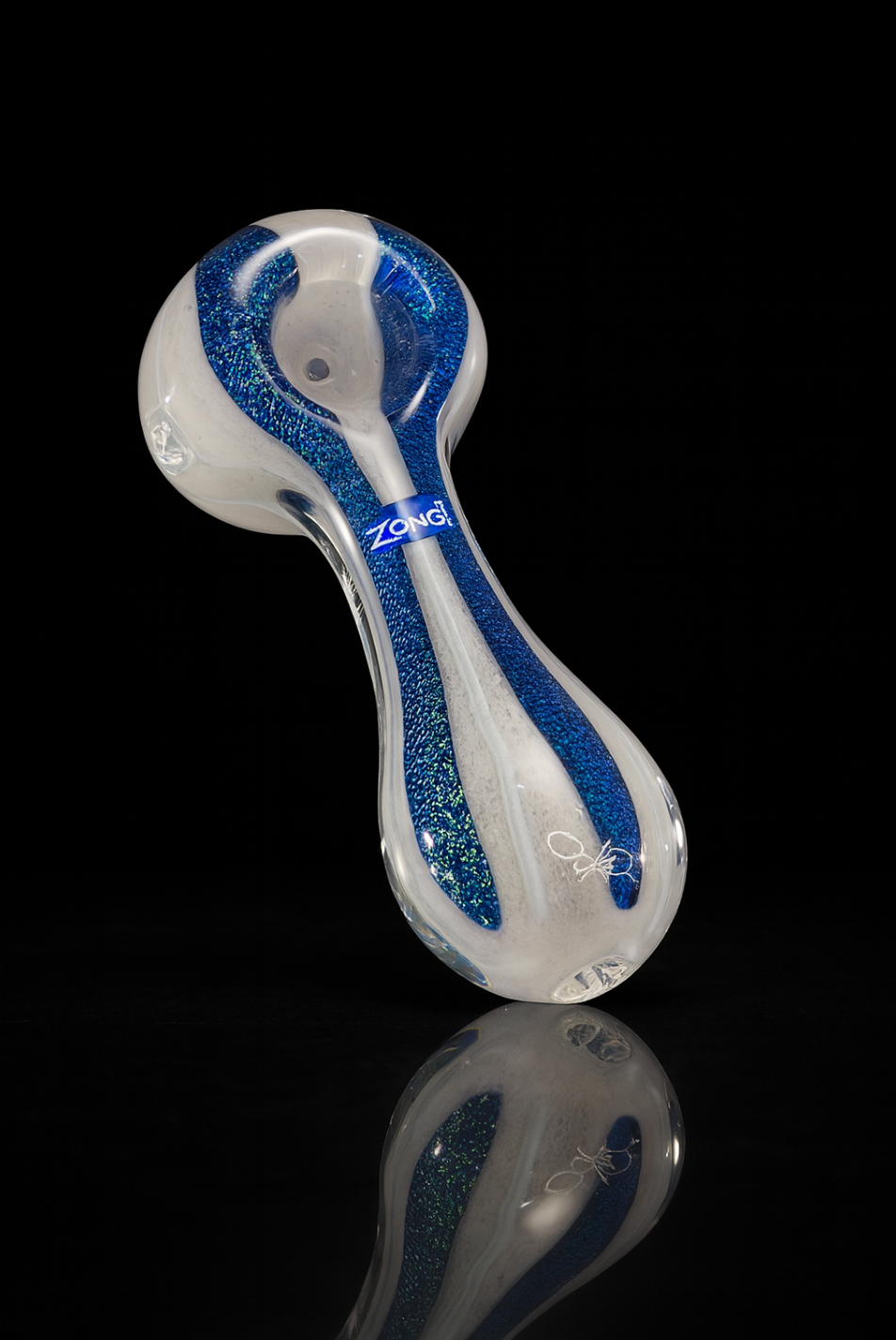Zong! Thick Heavy Glass Spoon Smoking Pipe