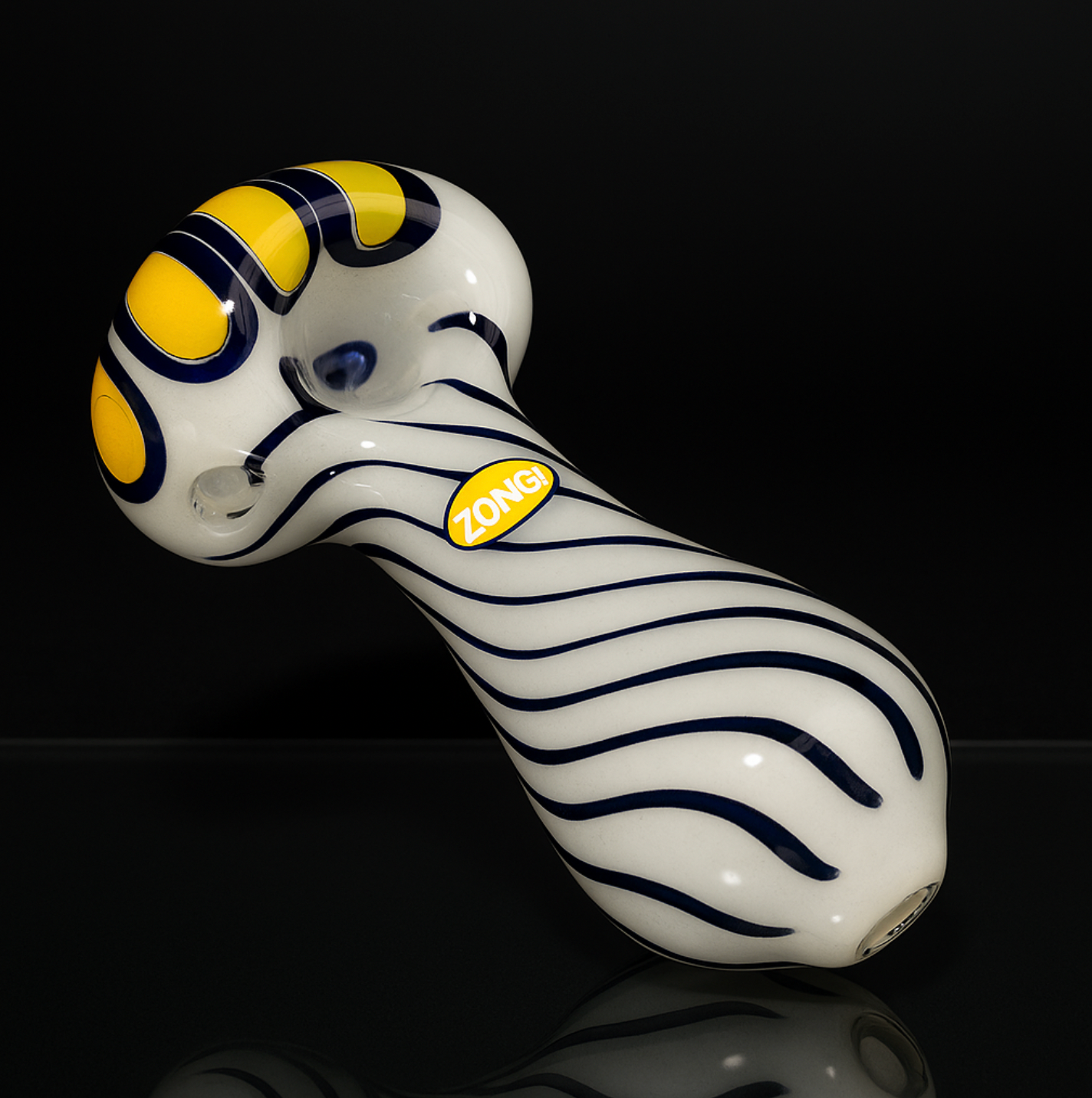 Zong! Thick Heavy Glass Spoon Smoking Pipe