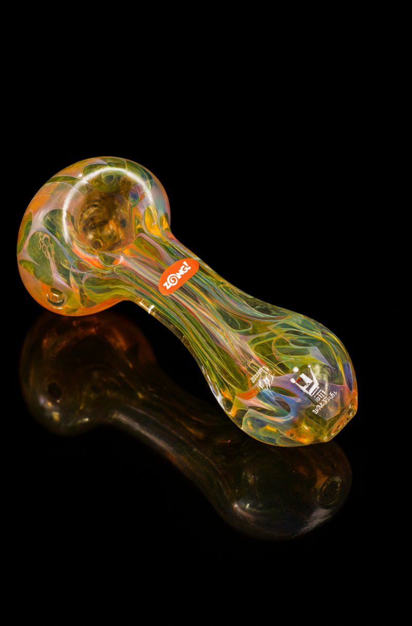Zong! Thick Heavy Glass Spoon Smoking Pipe
