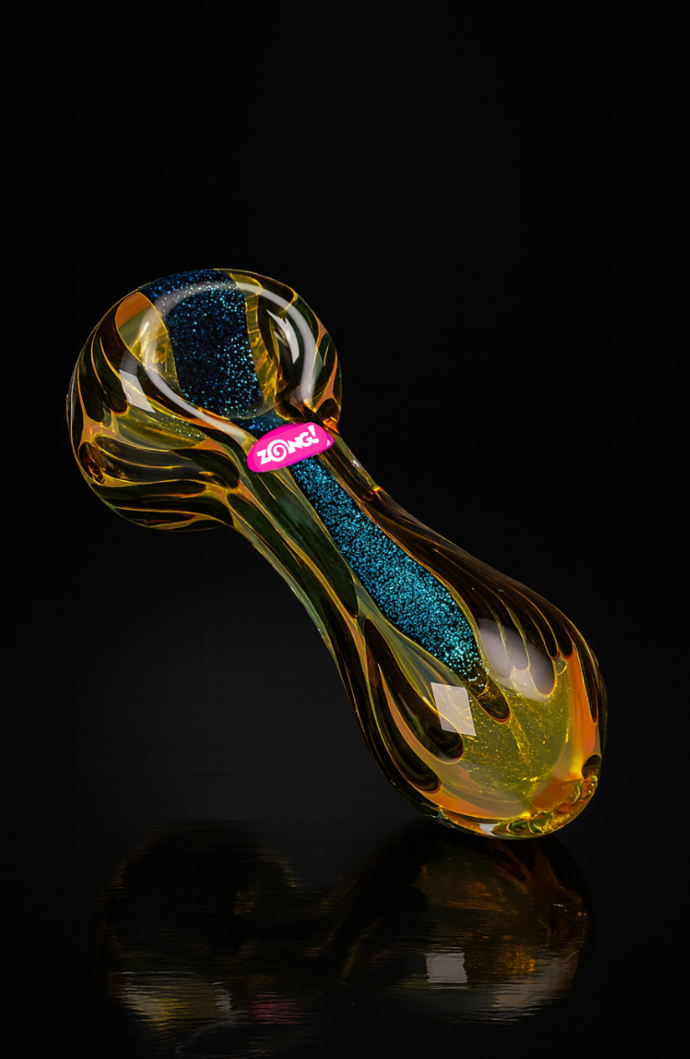Zong! Thick Heavy Glass Spoon Smoking Pipe