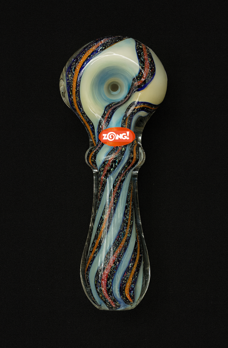 Zong! Thick Heavy Glass Spoon Smoking Pipe
