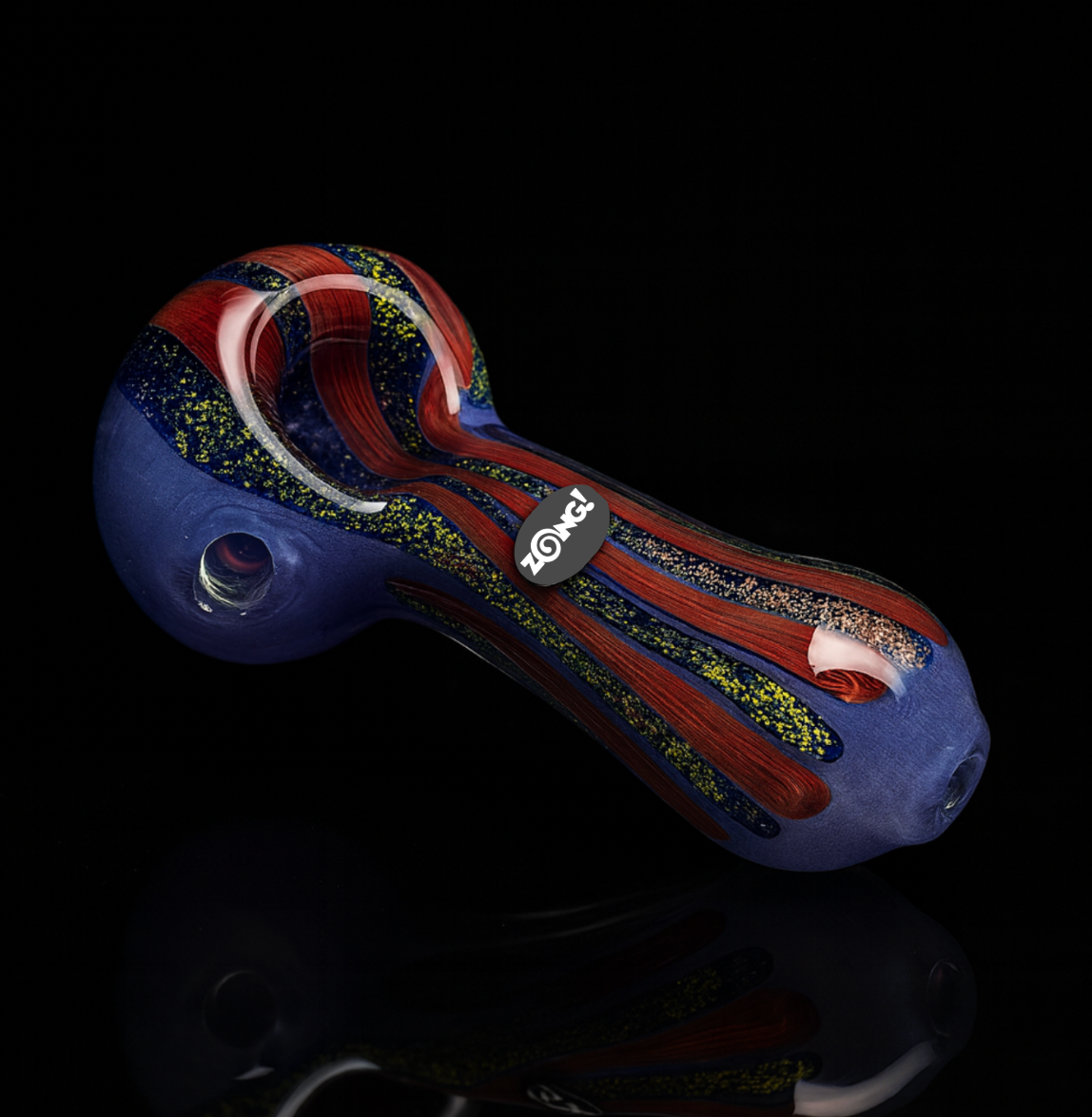 Zong! Thick Heavy Glass Spoon Smoking Pipe