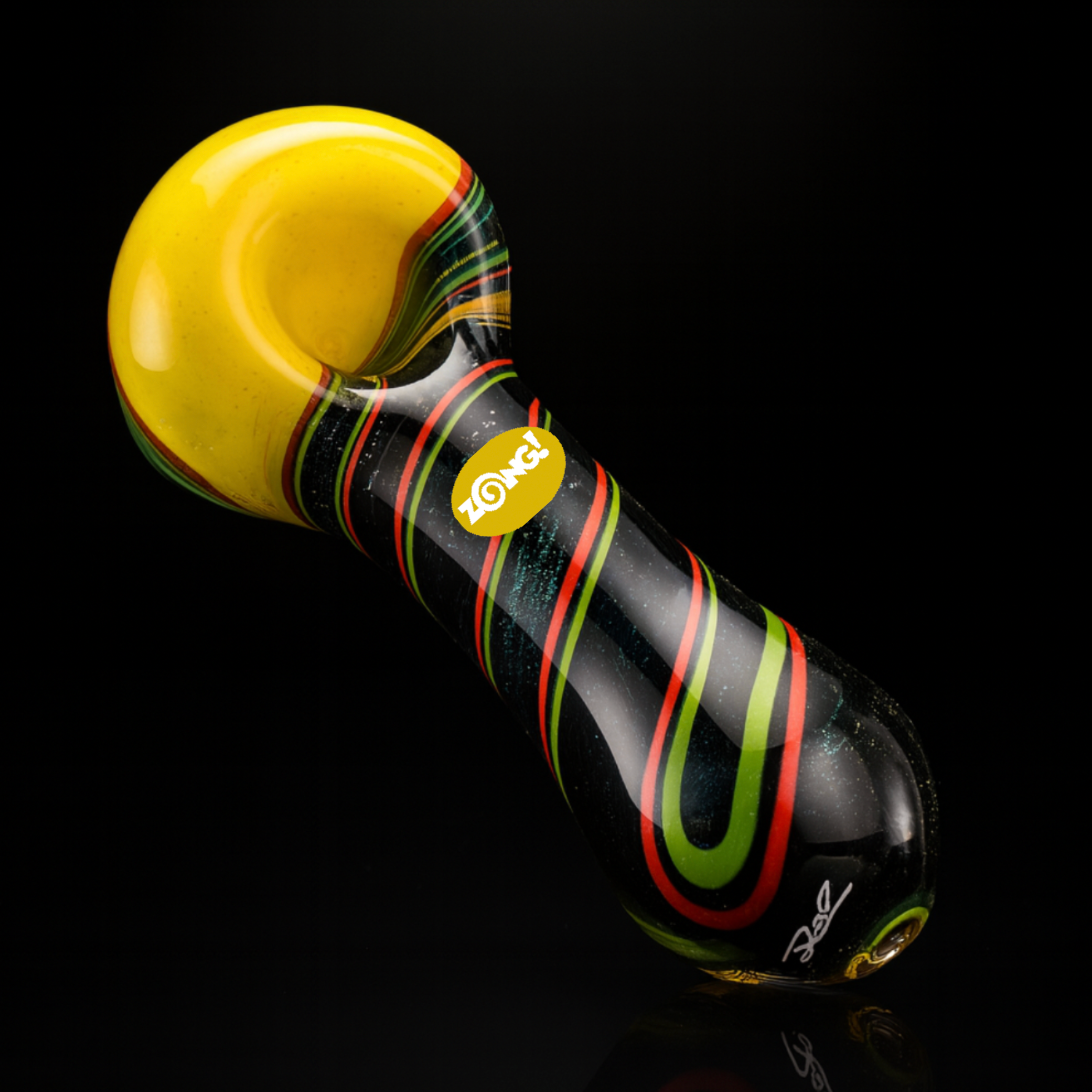 Zong! Thick Heavy Glass Spoon Smoking Pipe