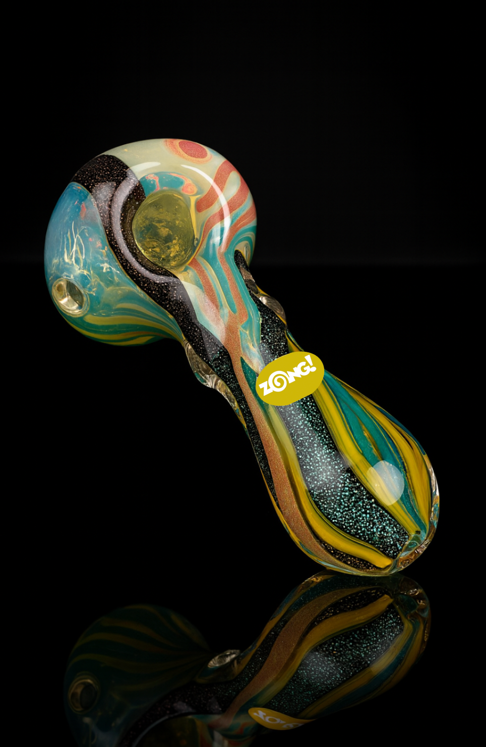 Zong! Thick Heavy Glass Spoon Smoking Pipe