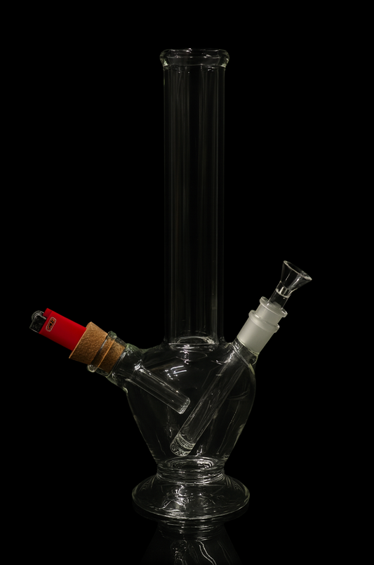 12″ Clear Bubble Base Bong – 14mm Bowl
