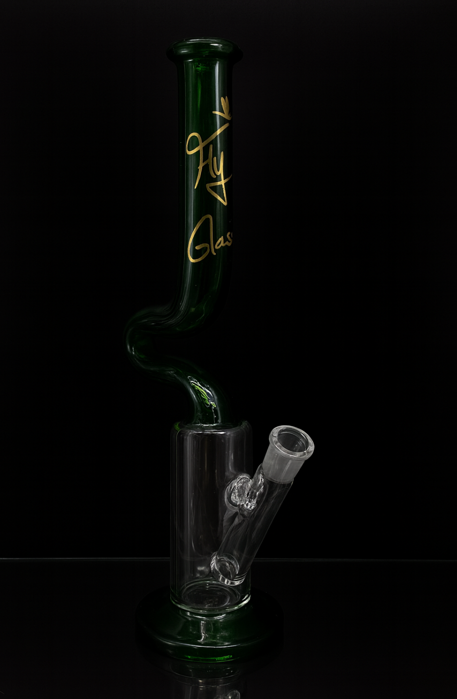 Fly Glass Dark Green Zong Tube