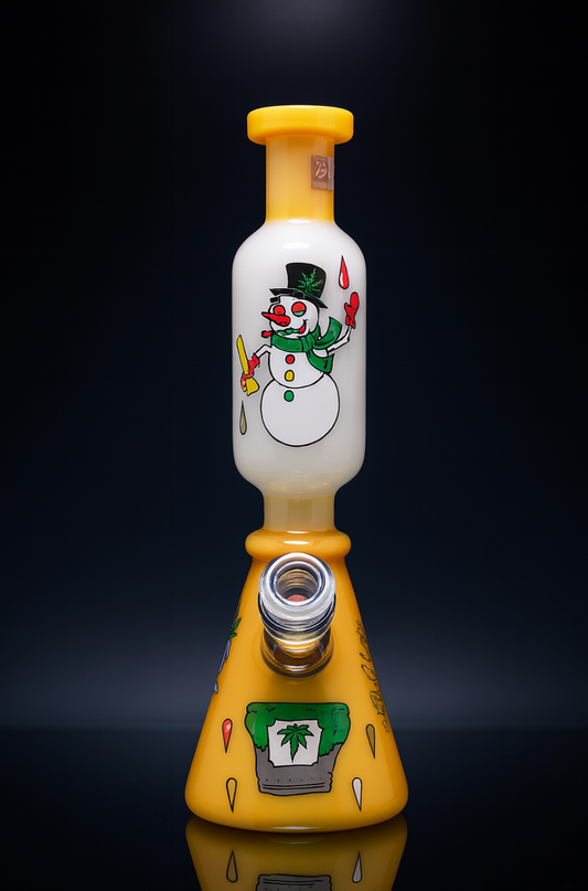6B Glass “Cartoon Characters” Beaker Bong
