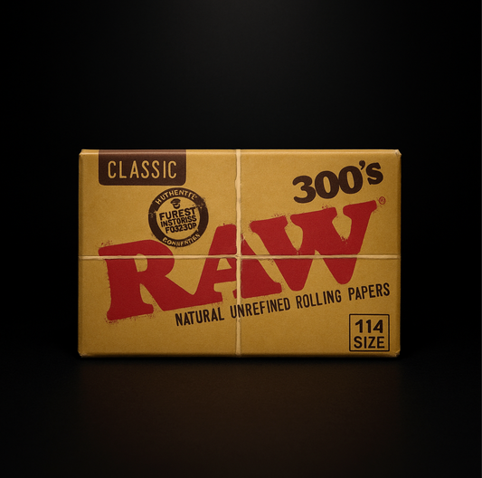 RAW Classic 300’s 1¼ Rolling Papers