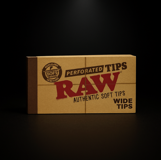 RAW Authentic Soft Tips — Wide / Perforated Tips