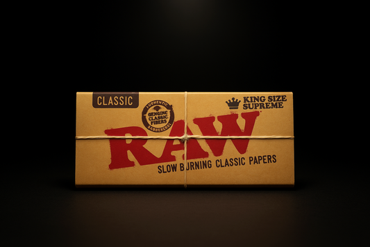 RAW Classic King Size Supreme Unbleached Rolling Papers