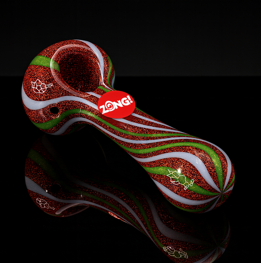 Zong! Thick Heavy Glass Spoon Smoking Pipe